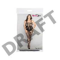 Костюм-сетка и стринги Candy Girl Kasandrah черные, 2XL