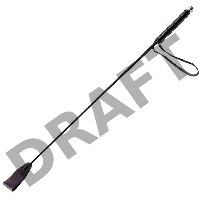 Стек Sitabella, кожа, черный, 70 см