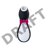 Вакуум-волновой бесконтактный стимулятор клитора Satisfyer Pro Penguin NG, силикон, черный, 11,5 см.