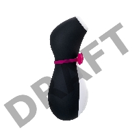 Вакуум-волновой бесконтактный стимулятор клитора Satisfyer Pro Penguin NG, силикон, черный, 11,5 см.