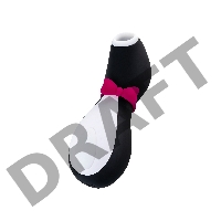 Вакуум-волновой бесконтактный стимулятор клитора Satisfyer Pro Penguin NG, силикон, черный, 11,5 см.