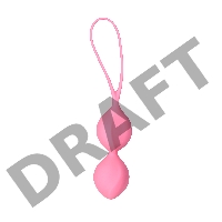 Набор вагинальных шариков Satisfyer  Balls C03 Double, силикон, ассорти, Ø 3 см.