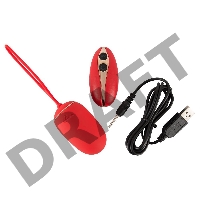 Красное виброяйцо Remote Controlled Love Ball с пультом ДУ