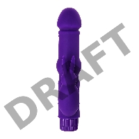 Нереалистичный вибратор TOYFA A-Toys, силикон, фиолетовый, 18 см
