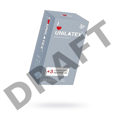 Презервативы Unilatex Dotted №12 с точками