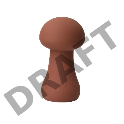 Перезаряжаемый Вибратор CNT Mushroom Brown CNT-430030O