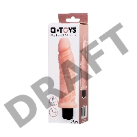 Реалистичный вибратор A-Toys by TOYFA Plim, TPE, телесный, 19,5 см
