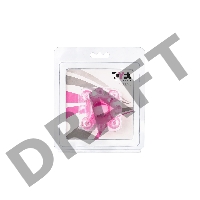 Эрекционное кольцо с бусинками TOYFA, TPE, розовый