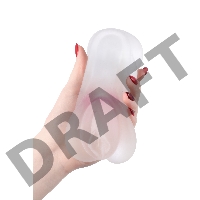 Мастурбатор реалистичный TOYFA Juicy Pussy Crystal Rose, TPE, 14 см