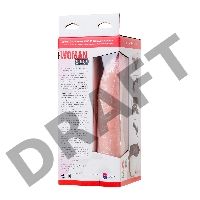 Страпон LoveToy с поясом Harness, с 2 насадками, реалистичный, neoskin, телесный, 18 см