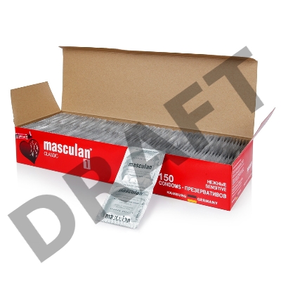 ПРЕЗЕРВАТИВЫ MASCULAN 1 SENSITIVE PLUS № 150 (НЕЖНЫЕ) 150 штук