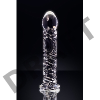 Нереалистичный фаллоимитатор Sexus Glass, стекло, прозрачный, 16,5 см