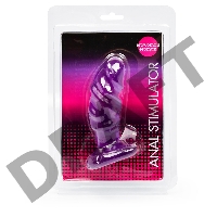 Фиолетовый анальный фаллоимитатор ANAL STIMULATOR - 12 см.