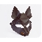 Маска BDSM, Wolf коричневый..