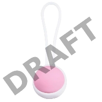 Вагинальный шарик Jiggle Balls с петлёй