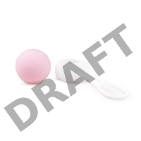 Вагинальный шарик Jiggle Balls с петлёй