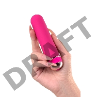 Нереалистичный вибратор A-Toys by TOYFA Mastick mini, ABS пластик, розовый, 13 см