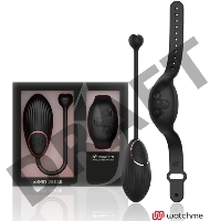 Черное виброяйцо с пультом-часами Anne s Desire Vibro Egg Wireless Watchme