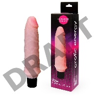 Вибратор телесного цвета  Realistic Cock Vibe - 15,5 см.