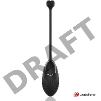 Черное виброяйцо с пультом-часами Anne s Desire Vibro Egg Wireless Watchme