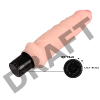 Вибратор телесного цвета  Realistic Cock Vibe - 15,5 см.