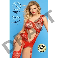 Костюм-сетка Candy Girl Britney красный, OS