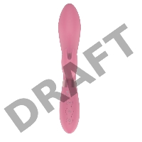 Розовый вибратор-кролик Indeep Malena - 21,5 см.