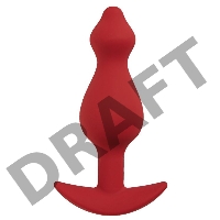 Анальная пробка Libra, цвет бордовый (CORE)