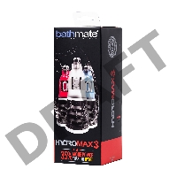 Гидропомпа Bathmate HYDROMAX3, ABS пластик, синяя, 22 см