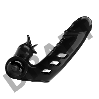 Черная вибронасадка на палец Corbin - 11 см.