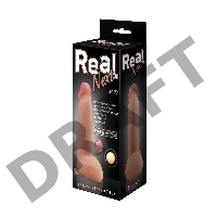 Фаллоимитатор неоскин на присоске REAL Next  Lovetoy, TPR, телесный, 23 см