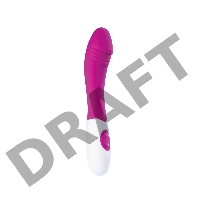 Нереалистичный вибратор TOYFA A-Toys Una, силикон, розовый, 19,8 см