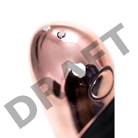 Нереалистичный вибратор WANAME D-SPLASH WATERFALL, силикон, черный, 21,3 см