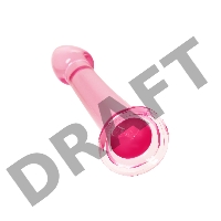 Нереалистичный фаллоимитатор Jelly Dildo L Toyfa Basic, TPE, розовый, 20 см