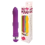 Фиолетовый эргономичный вибратор Sexy Friend - 17,5 см.