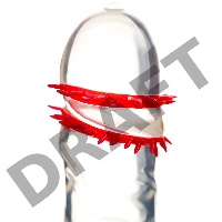 Насадка стимулирующая Штучки-Дрючки с усиками №6, 19 см