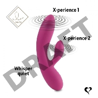 Розовый вибратор-кролик Lea Rabbit Vibrator - 20,2 см.