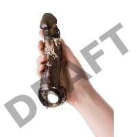 Насадка Toyfa XLover, для увеличения размера, TPE, черная, 19.5 см