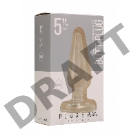 Стеклянная анальная пробка Butt Plug Basic 5 Inch - 12,7 см.