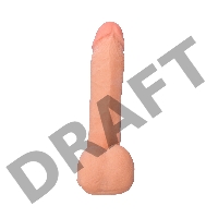 Вибратор с пультом ДУ TOYFA RealStick Elite Vibro, TPR, телесный, 10 режимов вибрации, 20 см