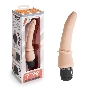 Телесный анальный вибратор 7 Slim Anal Realistic Vibrator - 20 см.