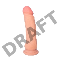 Реалистичный фаллоимитатор TOYFA RealStick Elite DILDO, TPR, телесный, 20 см