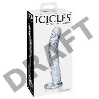 Стеклянный стимулятор Icicles No. 60 - Clear