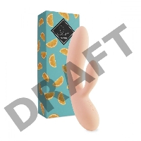 Бежевый вибратор-кролик Lea Rabbit Vibrator - 20,2 см.