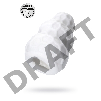 Мастурбатор A-Toys Flaff, TPE, белый, 8см, Ø 2,9 см