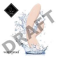 Бежевый вибратор-кролик Lea Rabbit Vibrator - 20,2 см.