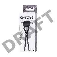 Лассо на пенис A-toys by TOYFA Ect, силикон, черное, 14 см