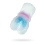 Мастурбатор реалистичный TOYFA Juicy Pussy Crystal Wave, TPE, 13,5 см