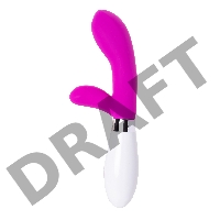 Вибратор с клиторальным стимулятором TOYFA A-Toys Mady, силикон, розовый, 20,4 см
