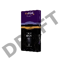 Презервативы Luxe DOMINO CLASSIC Colour Beauty 6 шт, 18 см